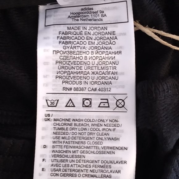 🆕adidas Men's Essentials 3-Stripes Tricot Shorts, SM, MD-Black/White, NWT, Auth - Picture 8 of 10